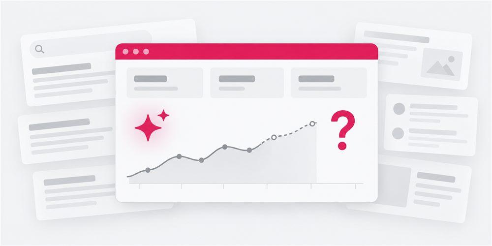 Illustration of Google Search Console reporting